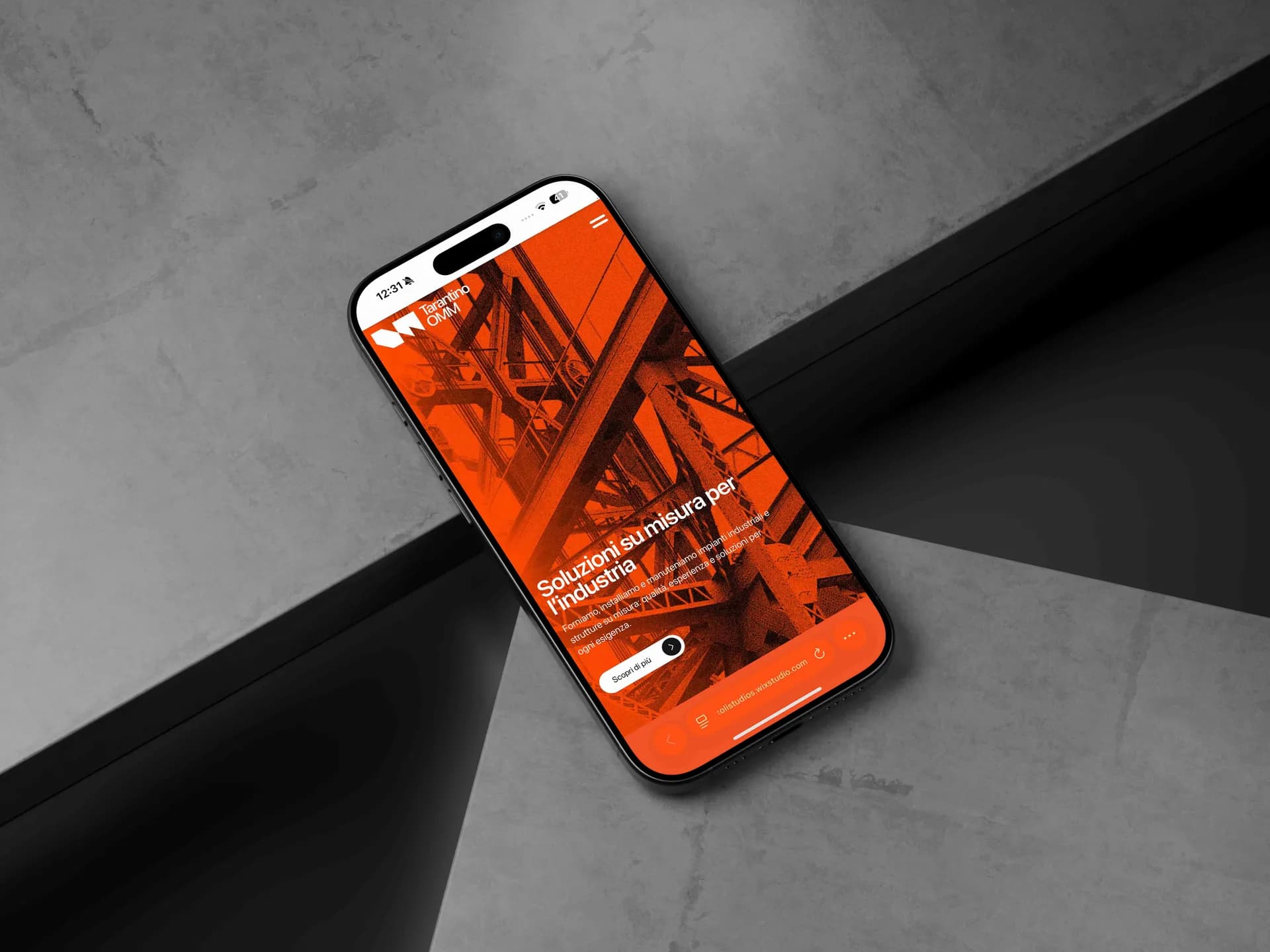 Tarantino OMM — progetto brand identity di Bertoli Studios
